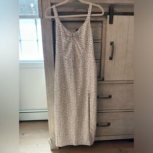 Abercrombie & Fitch Corset Lace-Up Midi Dresses